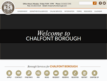 Tablet Screenshot of chalfontborough.com